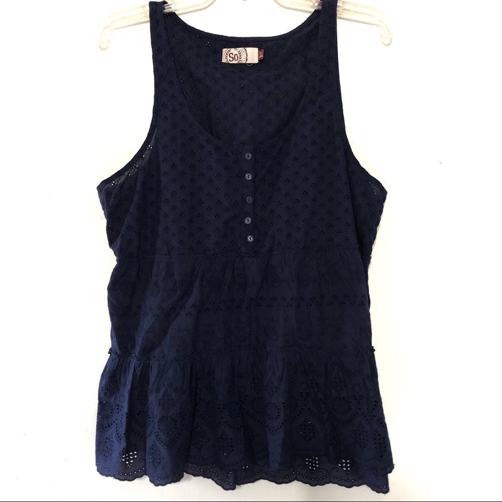 SO floral embroidered design top layer, ruffled